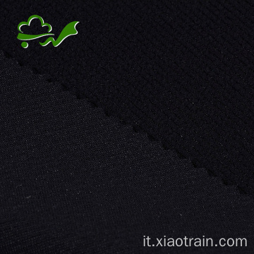 Twill di tessuto in crepe lavorato a maglia in poliestere spandex per indumento